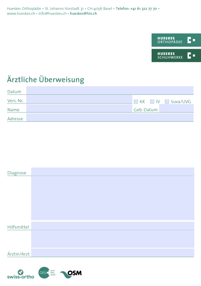 Ärztliche Überweisung